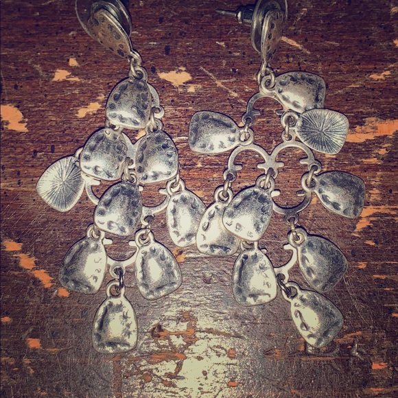 silver chandelier and artizan earrings - Picture 1 of 2